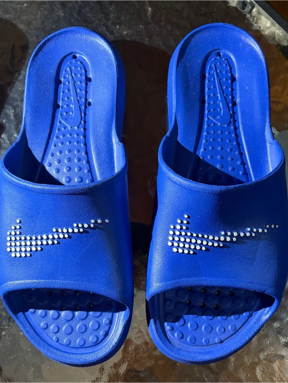Nike Victori One Men’s Shower Slides in “Game Royal/White”